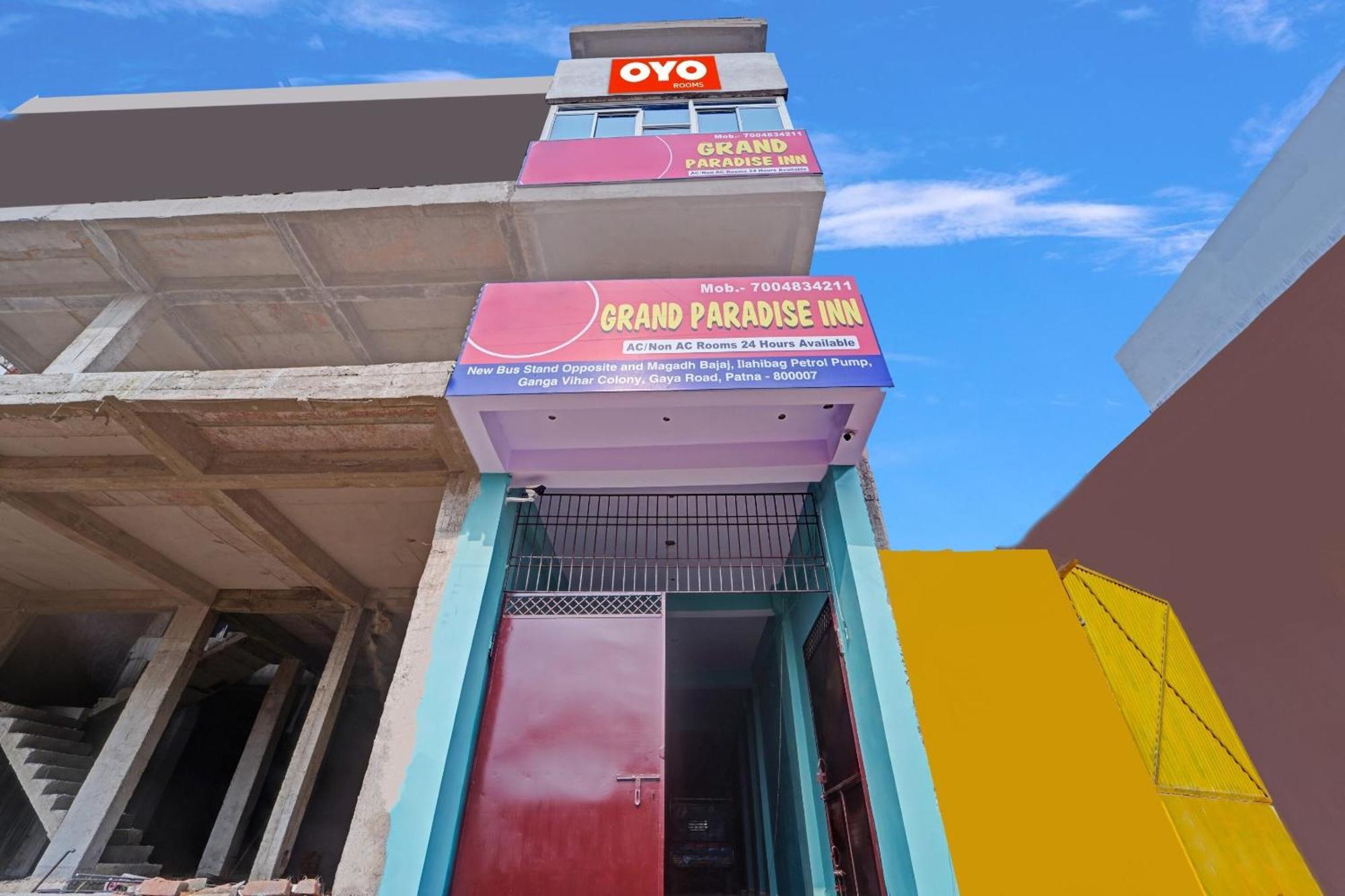 Hotel O Grand Paradise Inn & Banquet Hall Патна Екстериор снимка